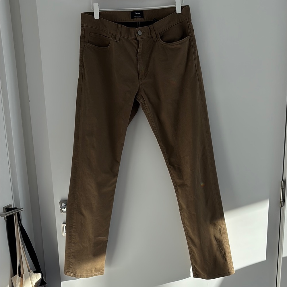 Theory Brown Casual Pants